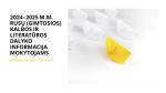2024–2025 M. M. RUSŲ (GIMTOSIOS) KALBOS IR LITERATŪROS DALYKO INFORMACIJA MOKYTOJAMS