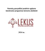 Pamokų pavyzdžiai pradinio ugdymo bendrosios programos temoms atskleisti