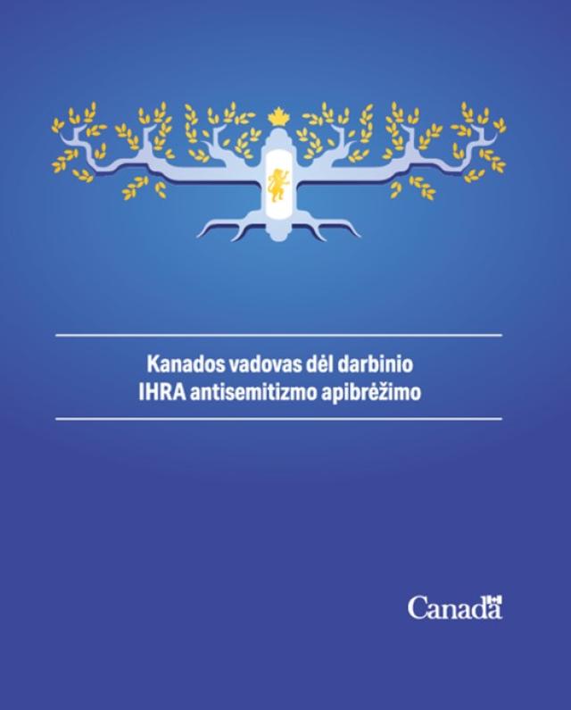Kanados vadovas dėl darbinio IHRA antisemitizmo apibrėžimo