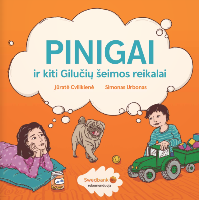 Knyga „Pinigai ir kiti Gilučių šeimos reikalai“