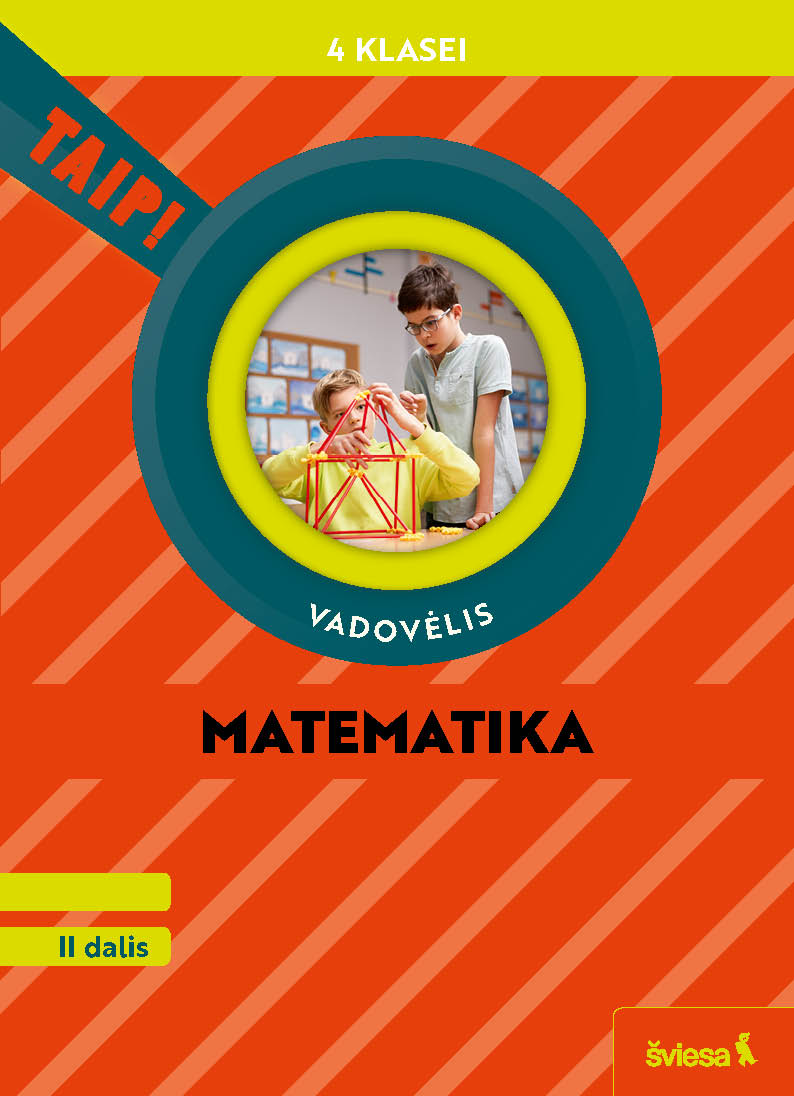 Matematika. Vadovėlis 4 klasei, II dalis (Taip!)